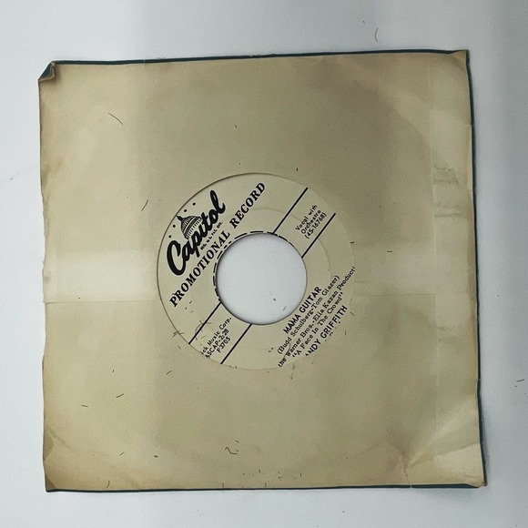 Vtg Andy Griffith A Face in the Crowd Mama Guitar Promotional Record 45rpm RARE - Picture 2 of 5